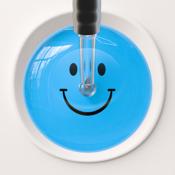 Dark Smiley Face Stethoscope