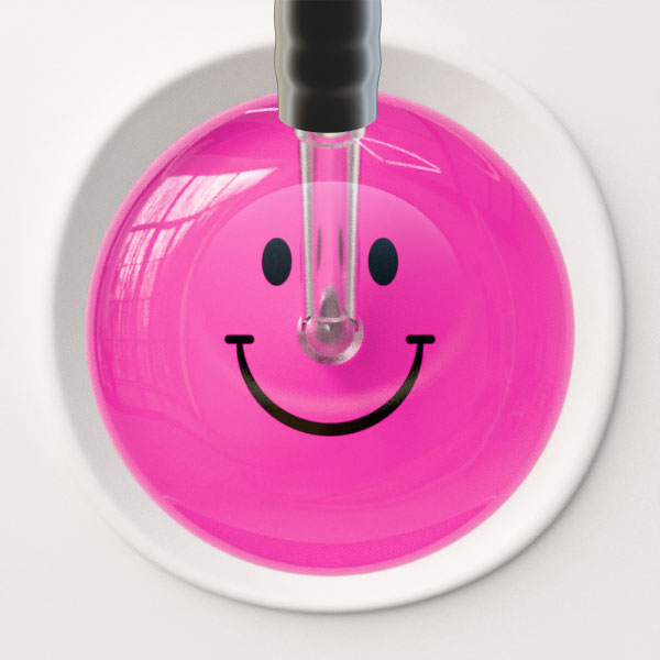 Dark Smiley Face Cardiology Stethoscope