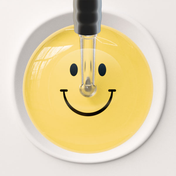 Light Smiley Face Cardiology Stethoscope