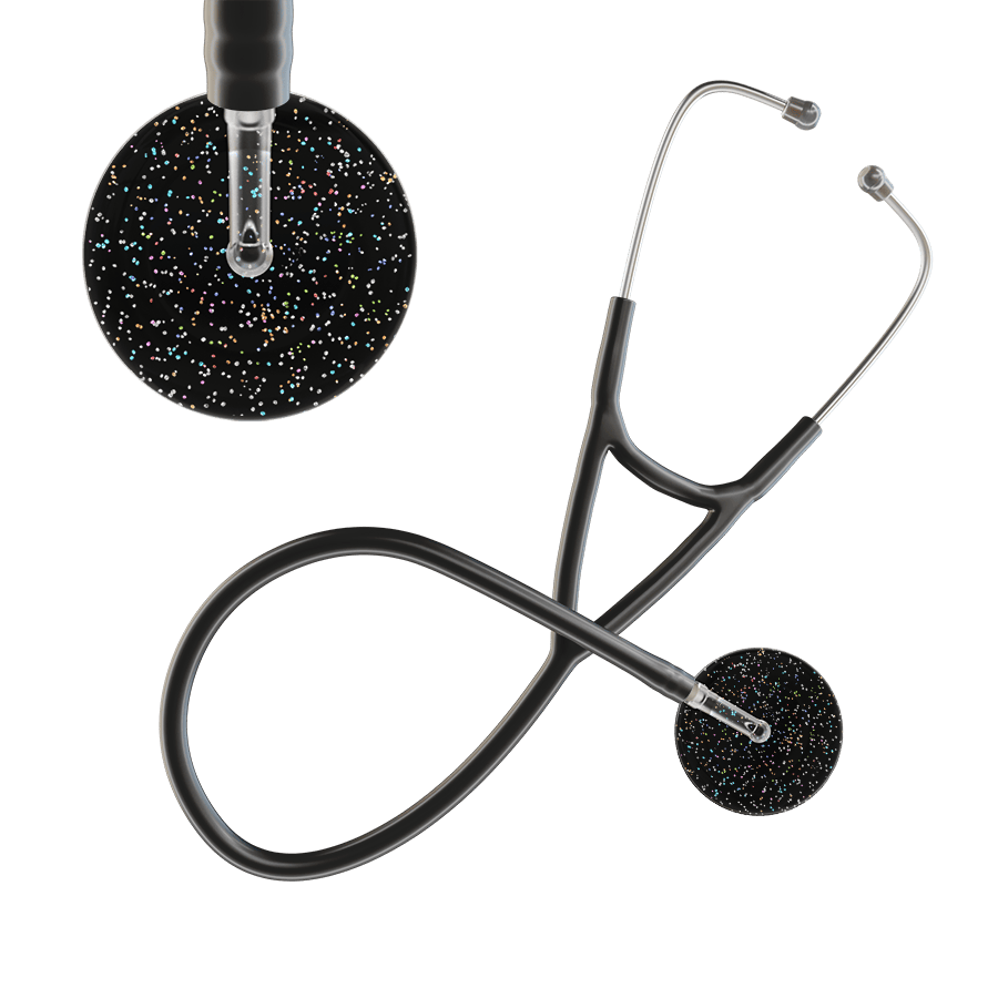 Ultrascope Single Stethoscope Twilight Black (BK) / Adult / Black Dark Twilight Cardiology Stethoscope