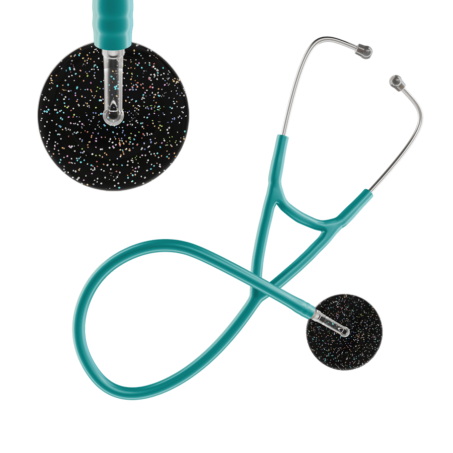Ultrascope Single Stethoscope Twilight Black (BK) / Adult / Jade Dark Twilight Cardiology Stethoscope
