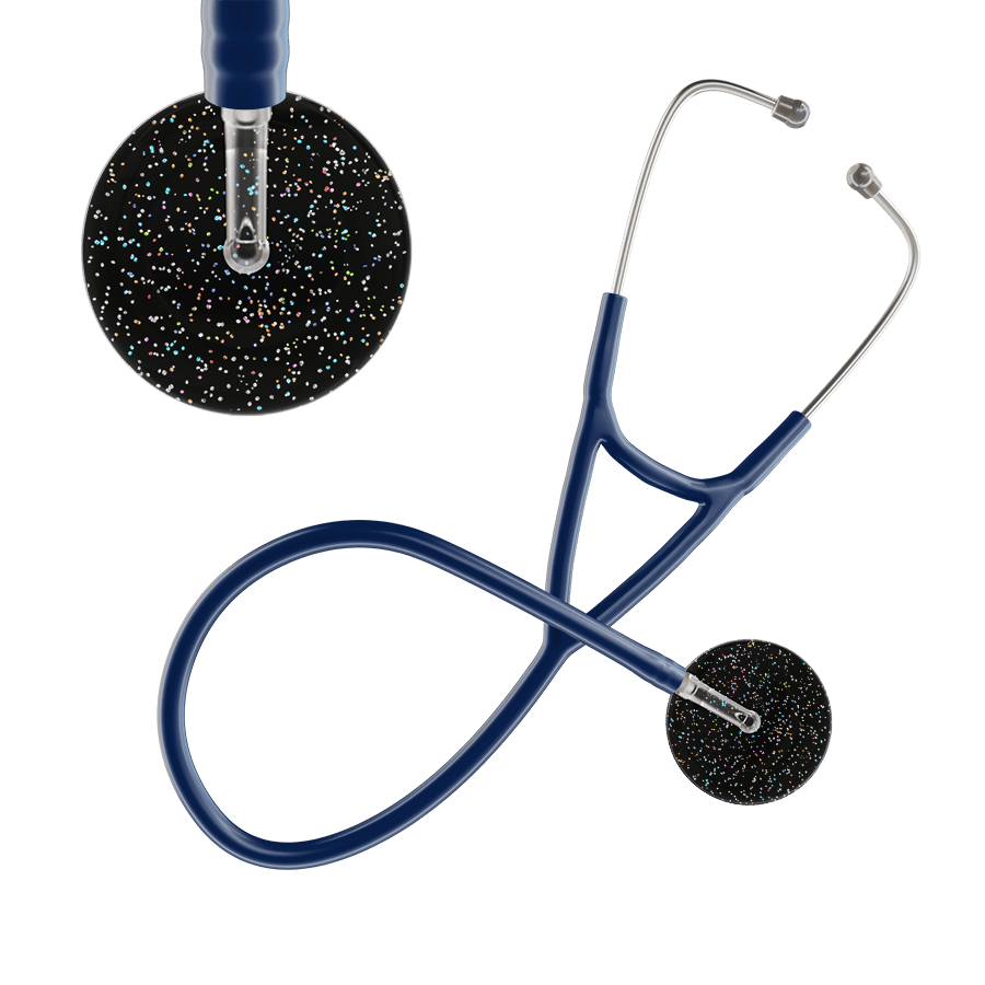Ultrascope Single Stethoscope Twilight Black (BK) / Adult / Navy Dark Twilight Cardiology Stethoscope