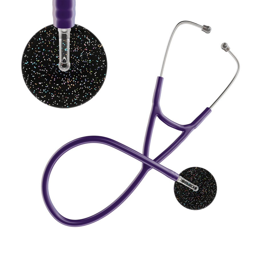 Ultrascope Single Stethoscope Twilight Black (BK) / Adult / Purple Dark Twilight Cardiology Stethoscope