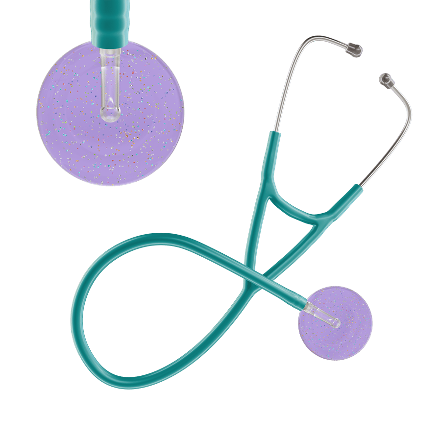 Ultrascope Single Stethoscope Twilight Lavender (LA) / Adult / Jade Light Twilight Cardiology Stethoscope