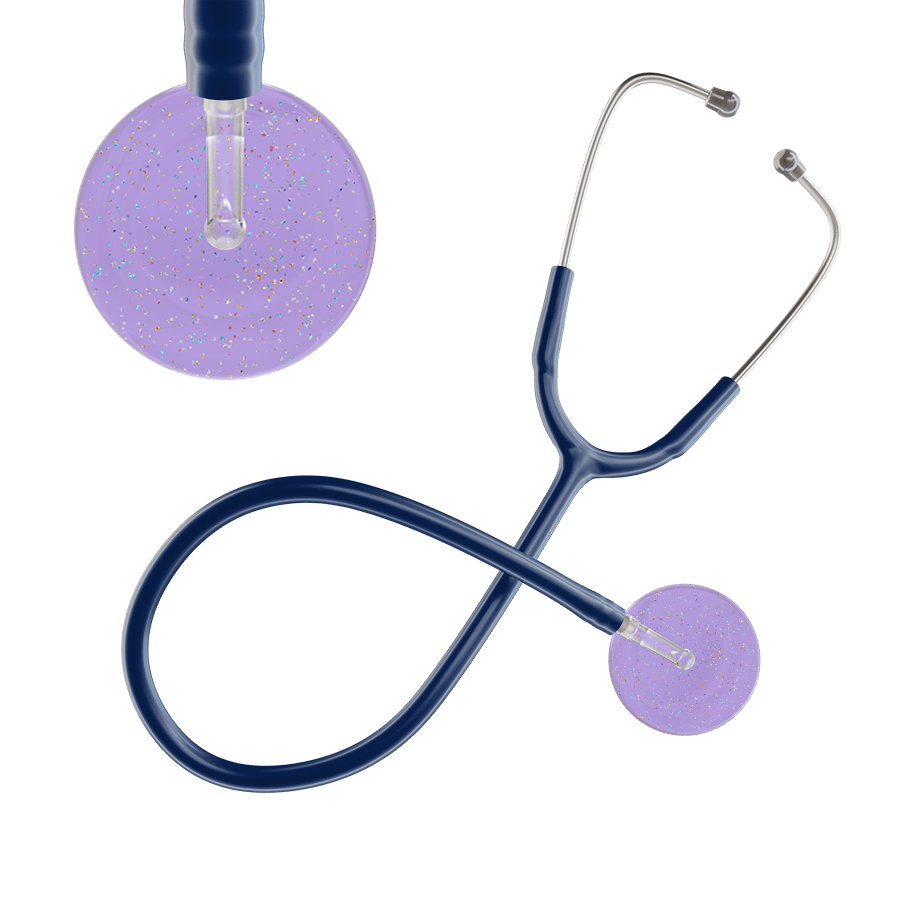 Ultrascope Single Stethoscope Twilight Lavender (LA) / Adult / Navy Light Twilight Stethoscope