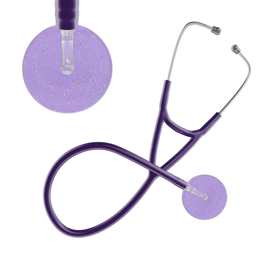 Ultrascope Single Stethoscope Twilight Lavender (LA) / Adult / Purple Light Twilight Cardiology Stethoscope