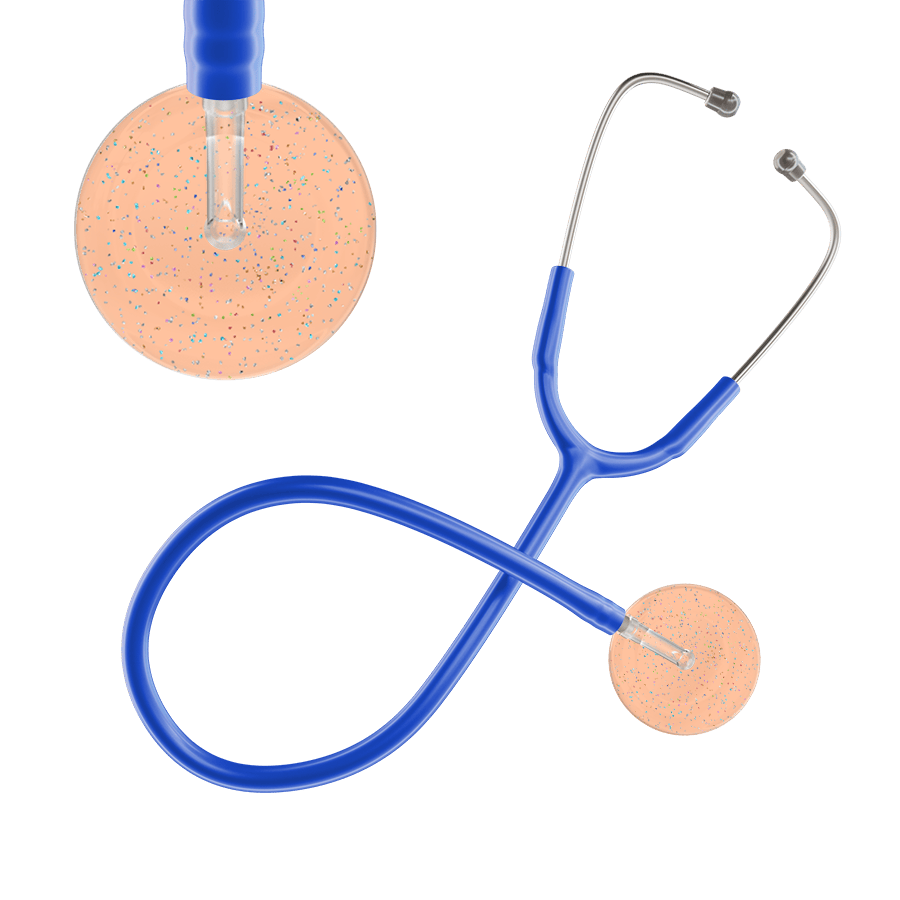 Ultrascope Single Stethoscope Twilight Peach (PE) / Adult / Royal Blue Twilight Stethoscope