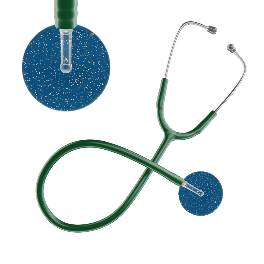 Ultrascope Single Stethoscope Twilight Steel Blue (SB) / Adult / Dark Green Dark Twilight Stethoscope