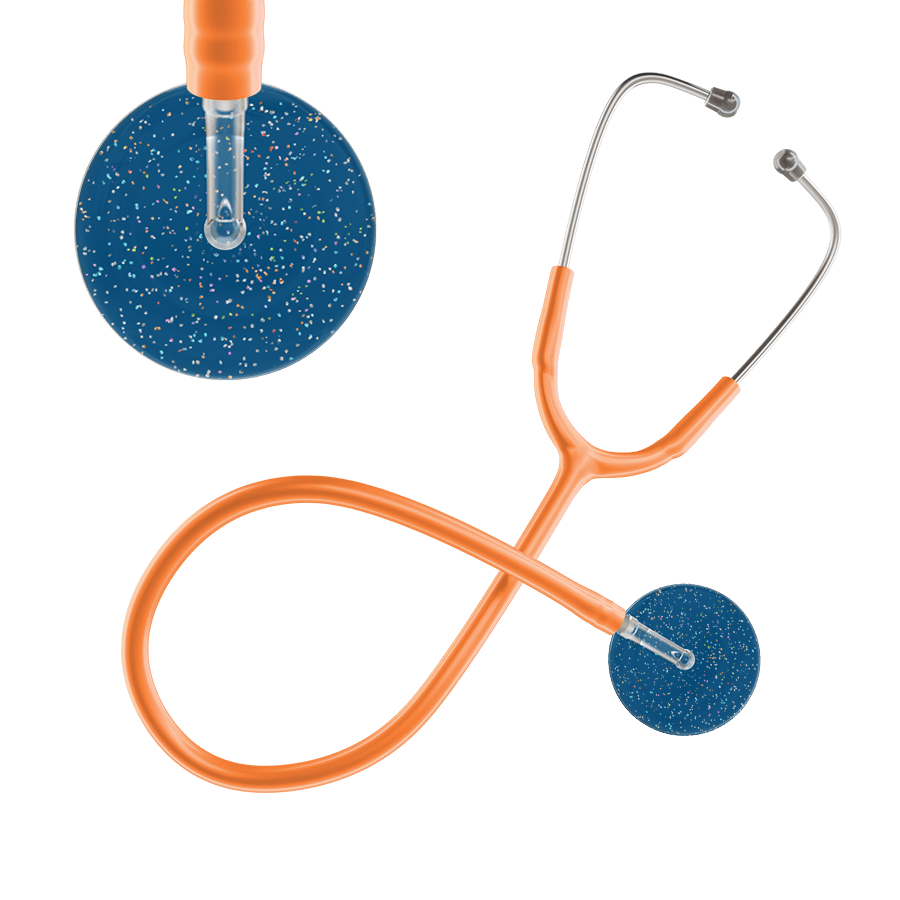 Ultrascope Single Stethoscope Twilight Steel Blue (SB) / Adult / Orange Dark Twilight Stethoscope
