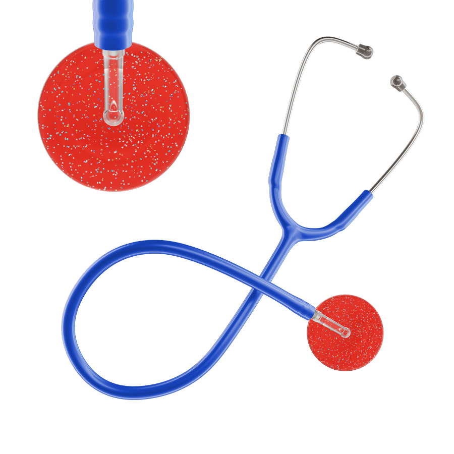 Ultrascope Single Stethoscope Twilight Red (RD) / Adult / Royal Blue Dark Twilight Stethoscope