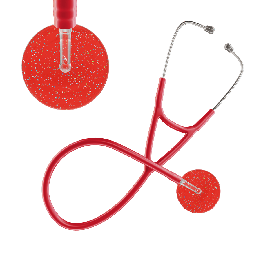 Ultrascope Single Stethoscope Twilight Red (RD) / Adult / Red Dark Twilight Cardiology Stethoscope