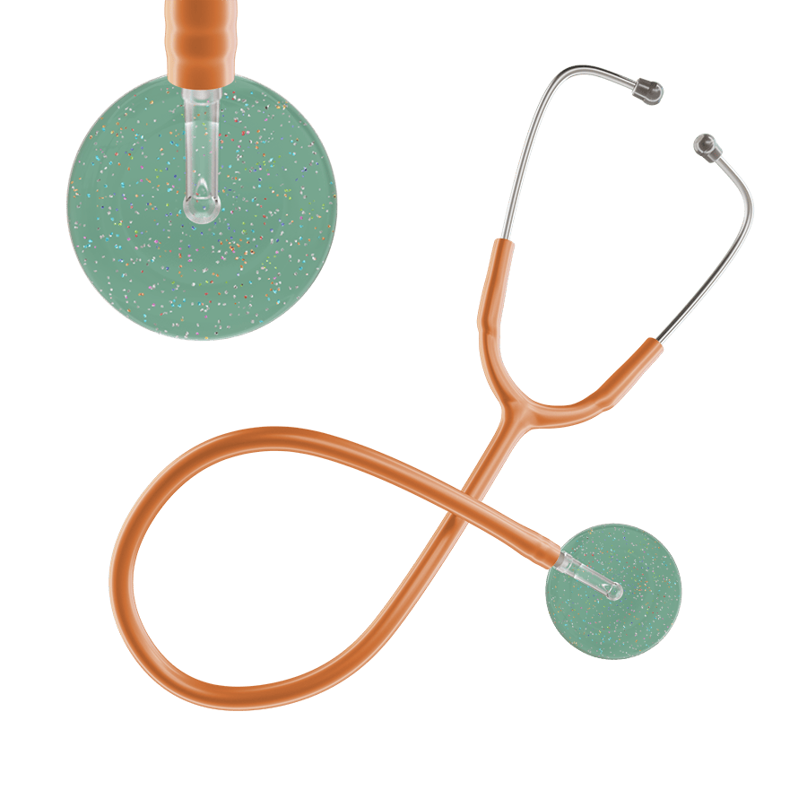 Ultrascope Single Stethoscope Twilight Sage (SG) / Adult / Caramel Light Twilight Stethoscope