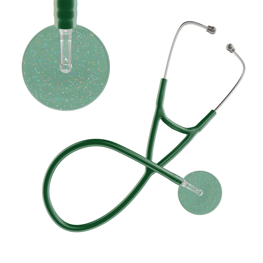 Ultrascope Single Stethoscope Twilight Sage (SG) / Adult / Dark Green Light Twilight Cardiology Stethoscope
