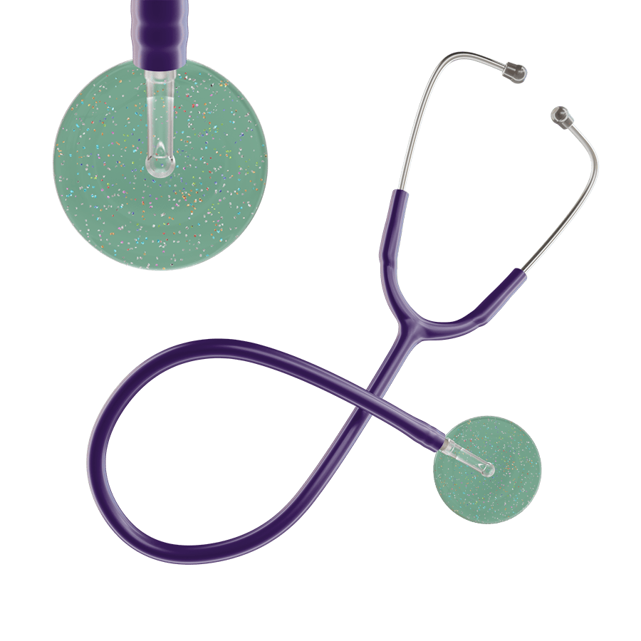 Ultrascope Single Stethoscope Twilight Sage (SG) / Adult / Purple Light Twilight Stethoscope