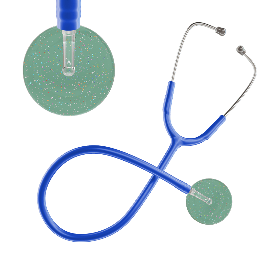 Ultrascope Single Stethoscope Twilight Sage (SG) / Adult / Royal Blue Light Twilight Stethoscope