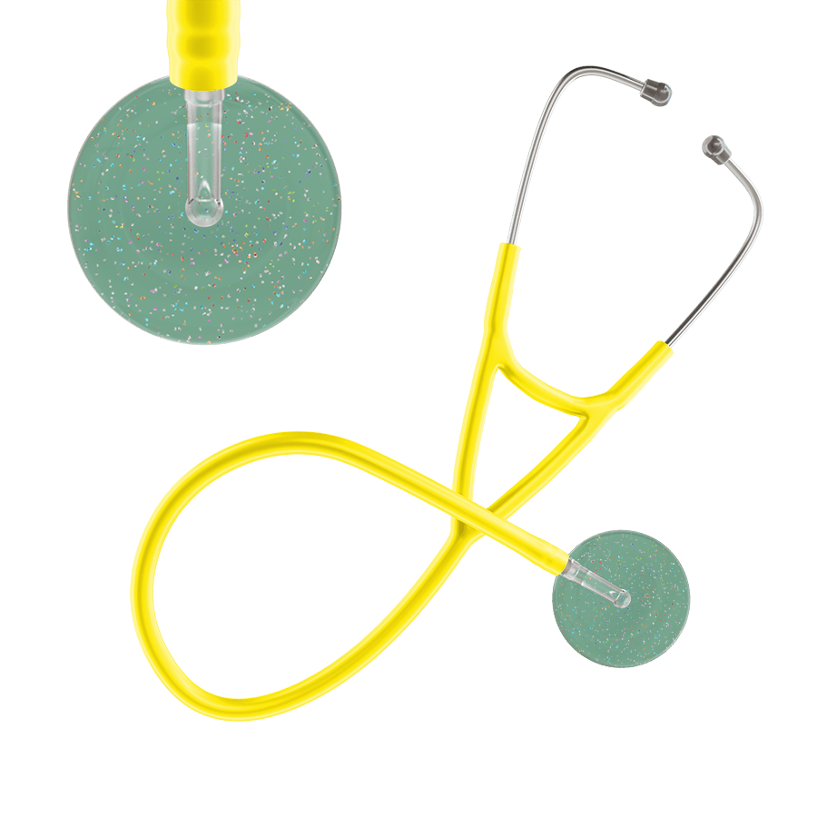 Ultrascope Single Stethoscope Twilight Sage (SG) / Adult / Yellow Light Twilight Cardiology Stethoscope