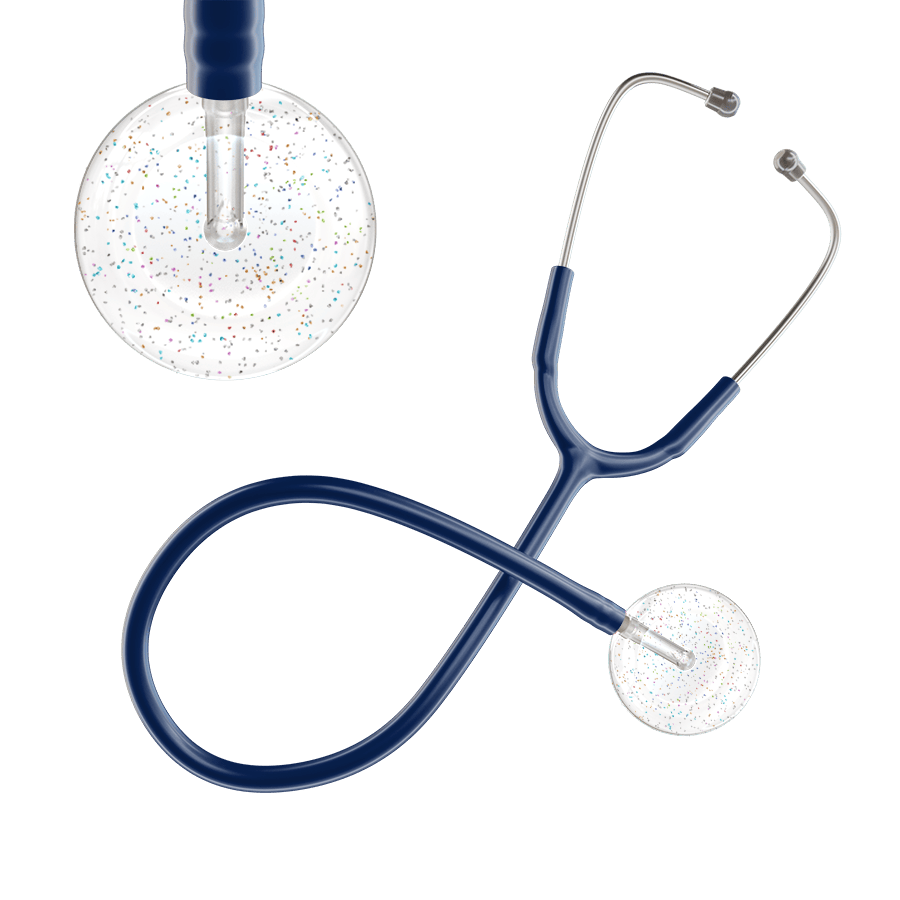 Ultrascope Single Stethoscope Twilight White (WH) / Adult / Navy Light Twilight Stethoscope