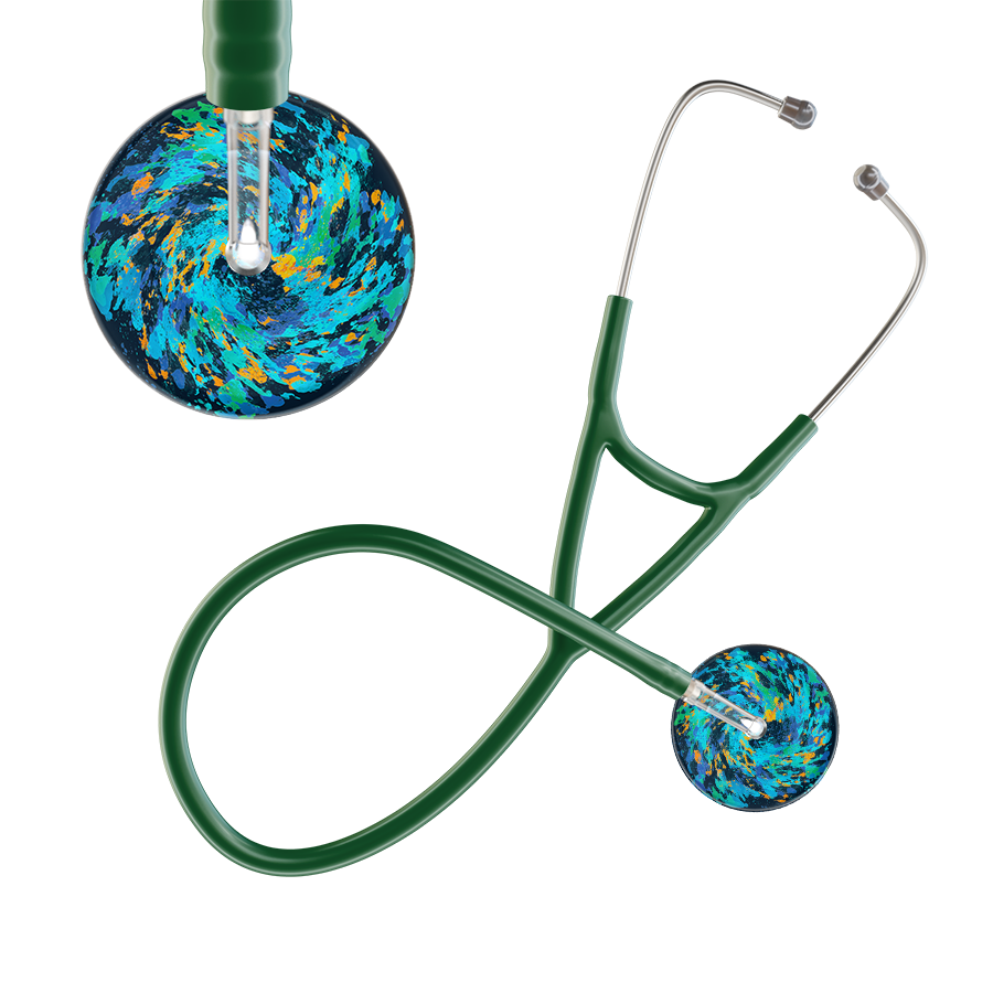 Sapphire Galaxy Cardiology Stethoscope