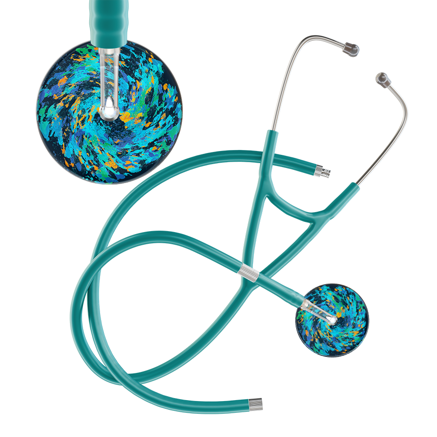 Sapphire Galaxy Cardiology Stethoscope