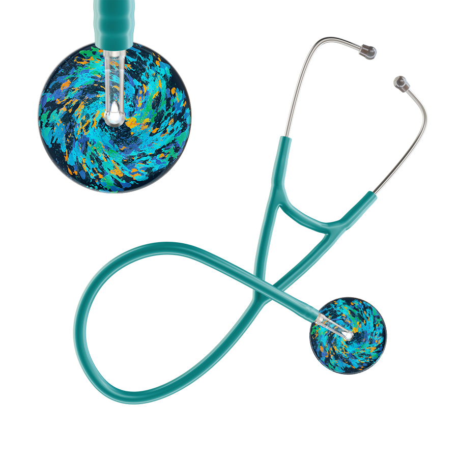 Sapphire Galaxy Cardiology Stethoscope