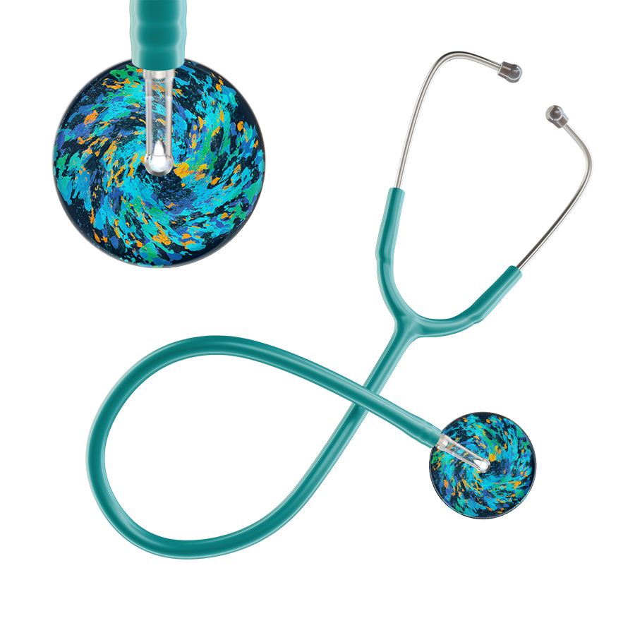 Ultrascope Single Stethoscope Sapphire Galaxy / Pediatric / Jade Sapphire Galaxy Stethoscope