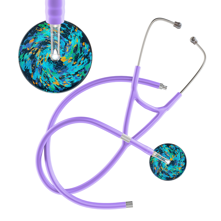 Sapphire Galaxy Cardiology Stethoscope