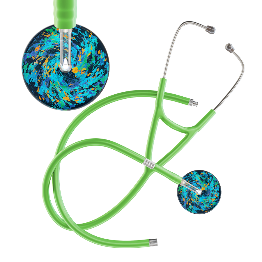 Sapphire Galaxy Cardiology Stethoscope