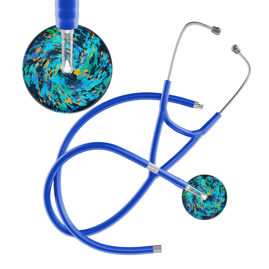 Sapphire Galaxy Cardiology Stethoscope