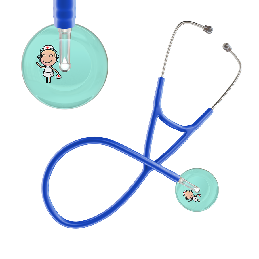 Cartoon Nurse F2 Skin Cardiology Stethoscope