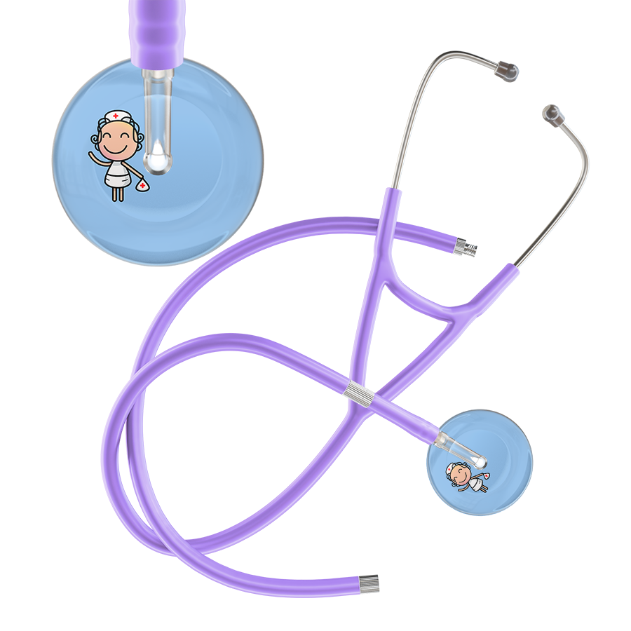 Cartoon Nurse F2 Skin Cardiology Stethoscope