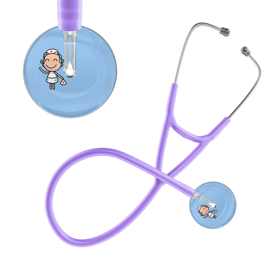 Cartoon Nurse F2 Skin Cardiology Stethoscope
