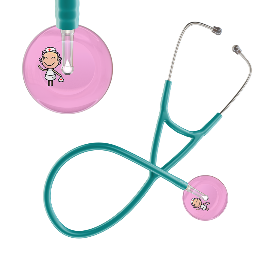 Cartoon Nurse F2 Skin Cardiology Stethoscope
