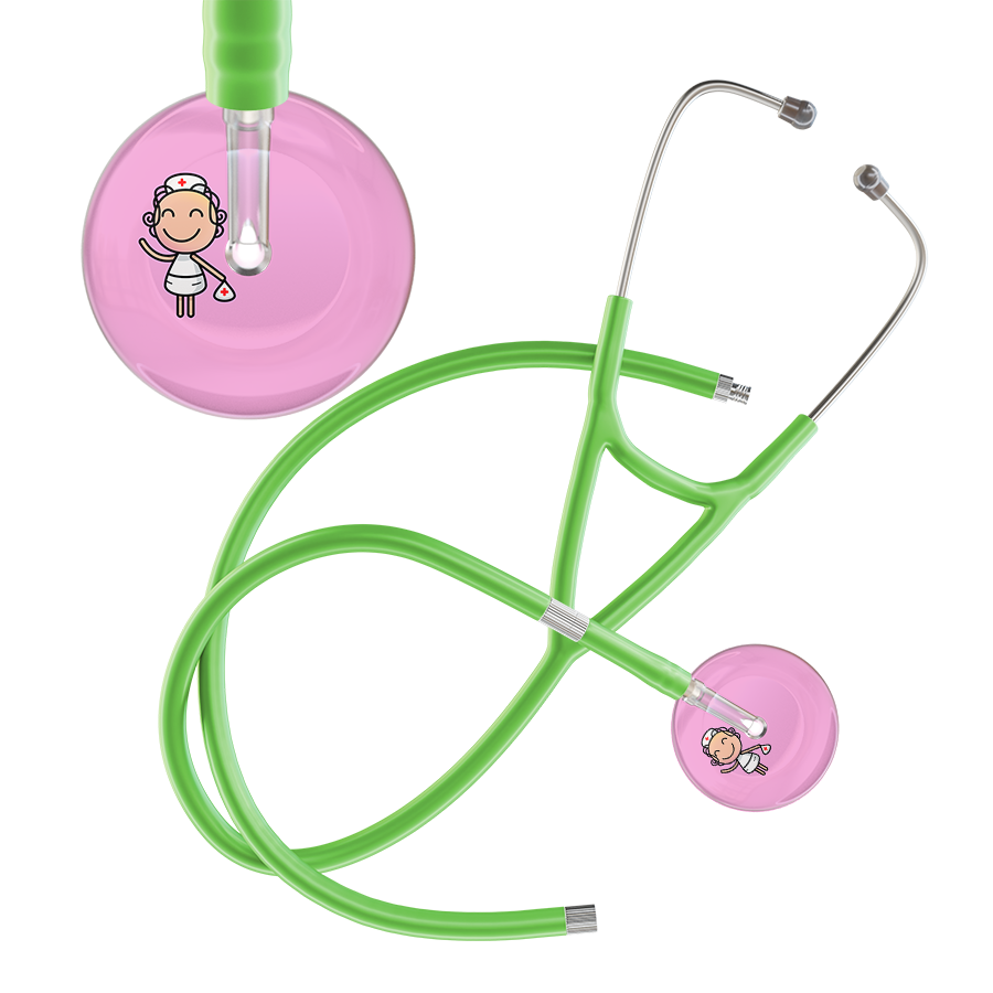 Cartoon Nurse F2 Skin Cardiology Stethoscope
