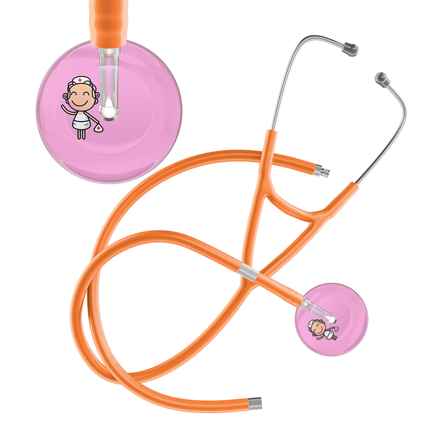 Cartoon Nurse F2 Skin Cardiology Stethoscope