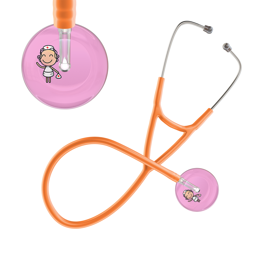 Cartoon Nurse F2 Skin Cardiology Stethoscope