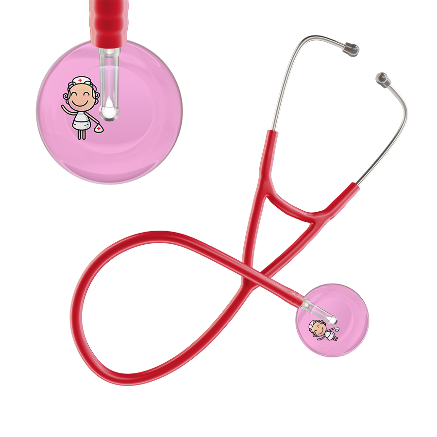Cartoon Nurse F2 Skin Cardiology Stethoscope
