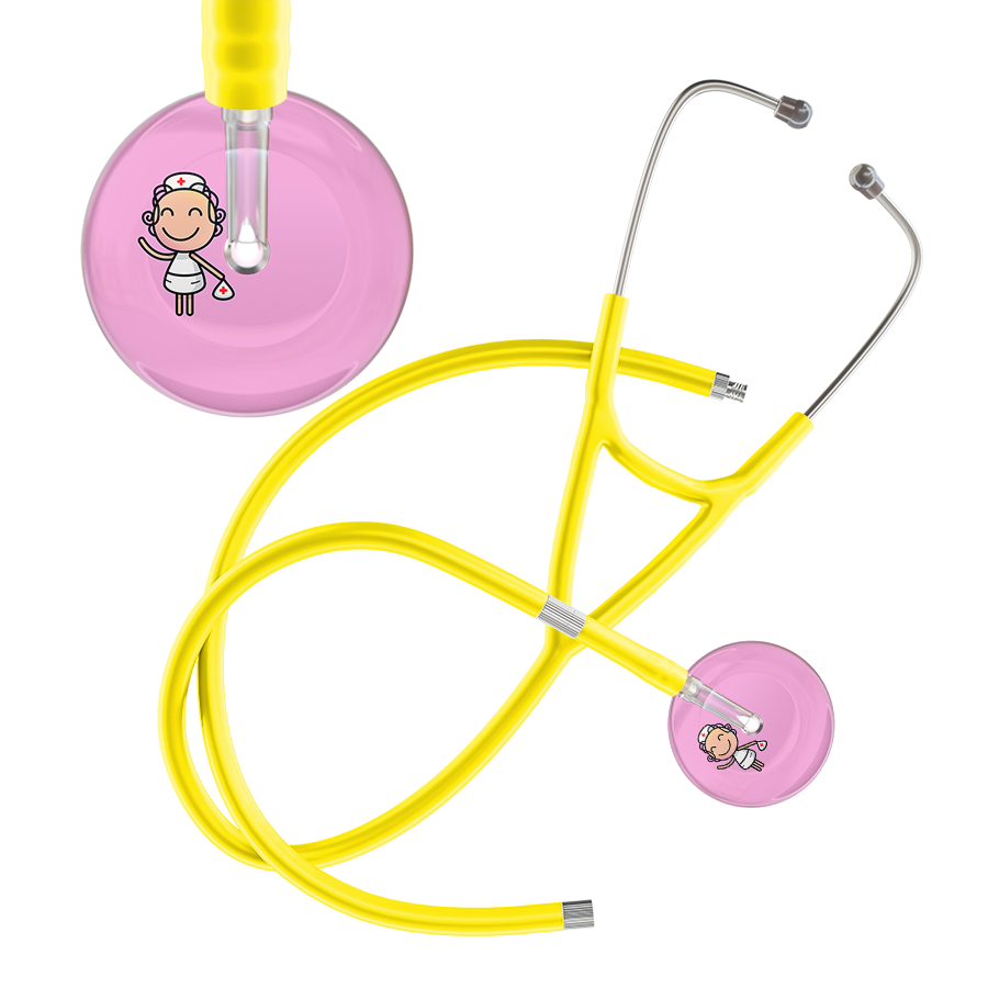 Cartoon Nurse F2 Skin Cardiology Stethoscope