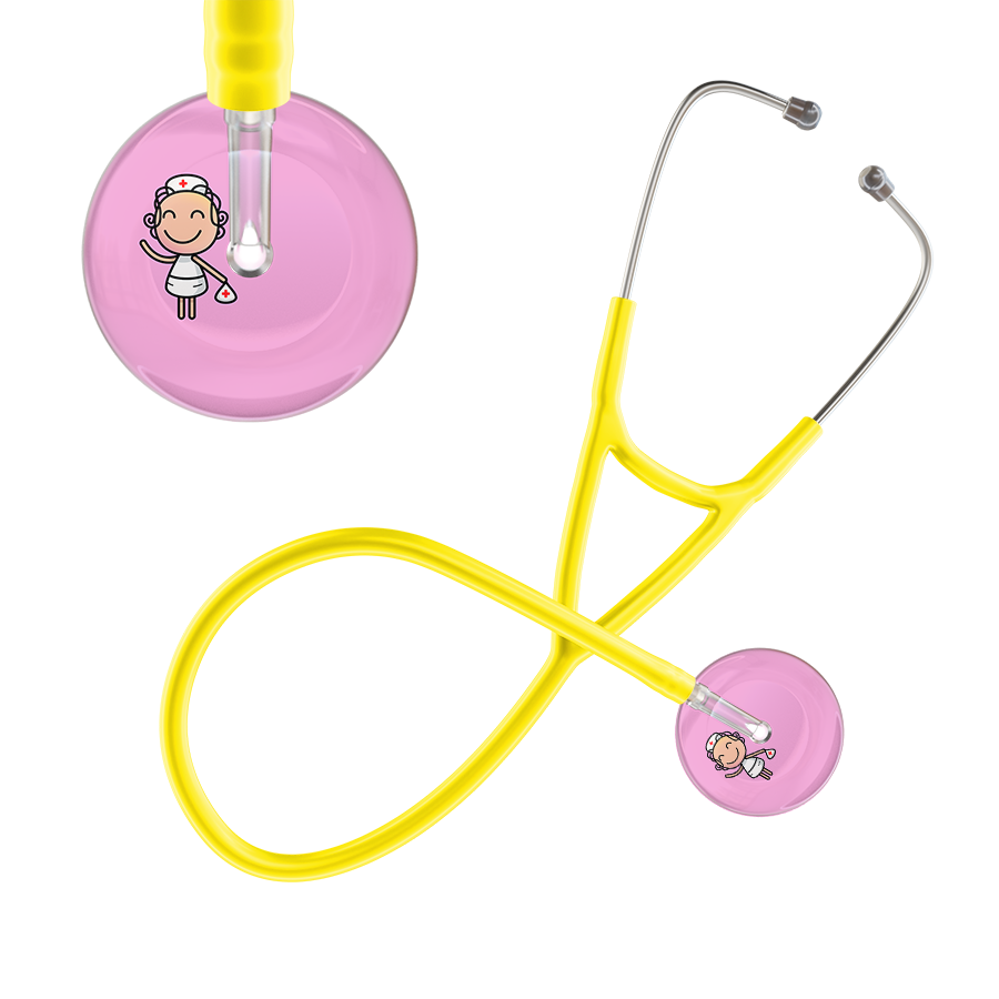 Cartoon Nurse F2 Skin Cardiology Stethoscope