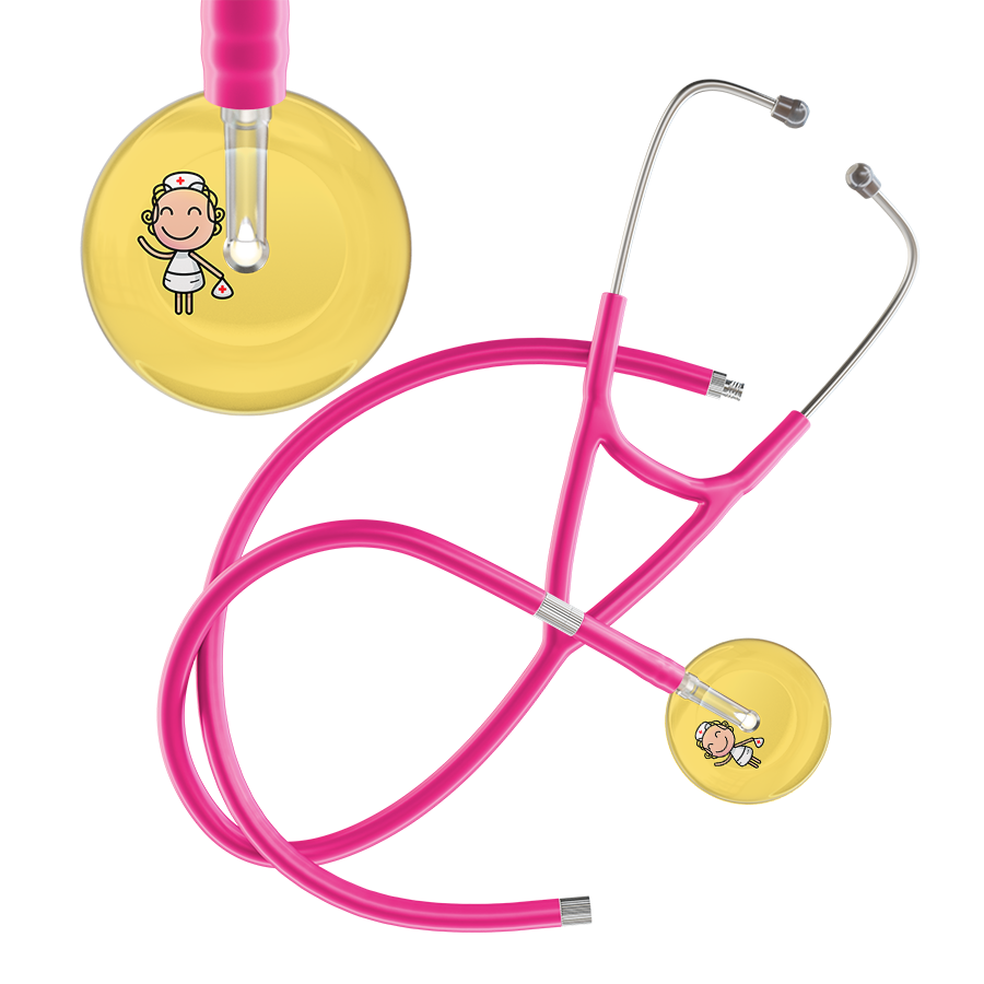 Cartoon Nurse F2 Skin Cardiology Stethoscope