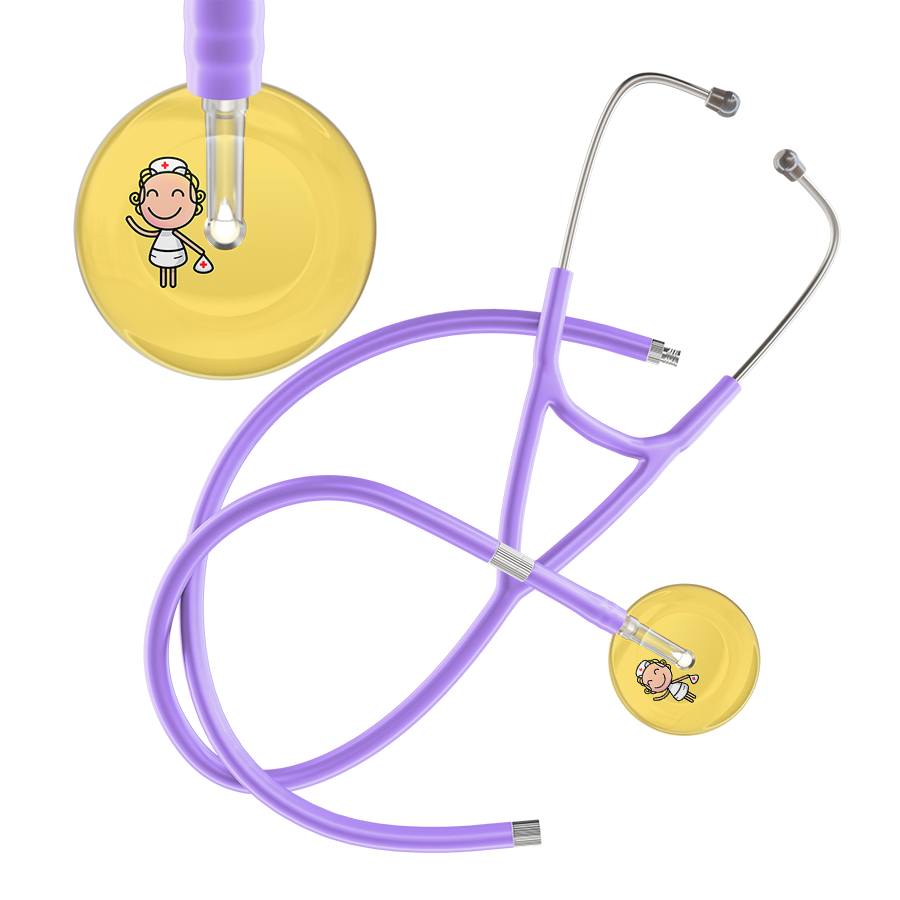 Cartoon Nurse F2 Skin Cardiology Stethoscope