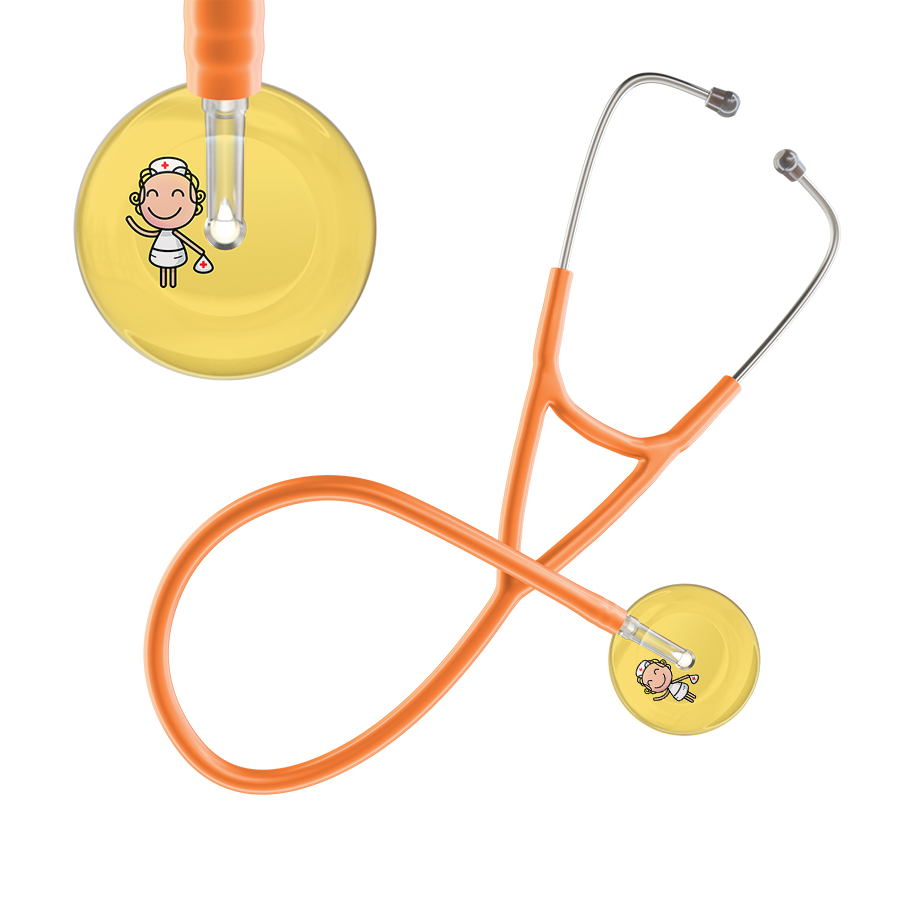 Cartoon Nurse F2 Skin Cardiology Stethoscope