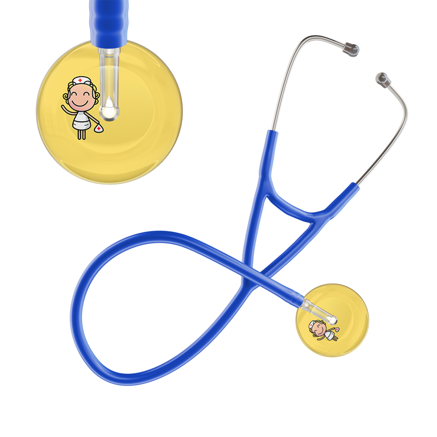 Cartoon Nurse F2 Skin Cardiology Stethoscope