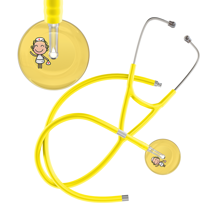 Cartoon Nurse F2 Skin Cardiology Stethoscope