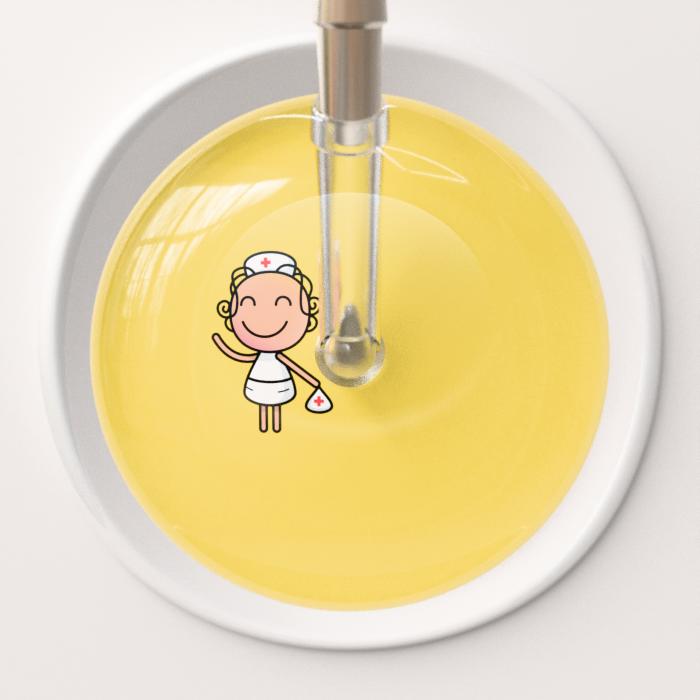 Ultrascope Stethoscope Head Light Yellow F2 Cartoon Nurse / Adult Cartoon Nurse Stethoscope Head