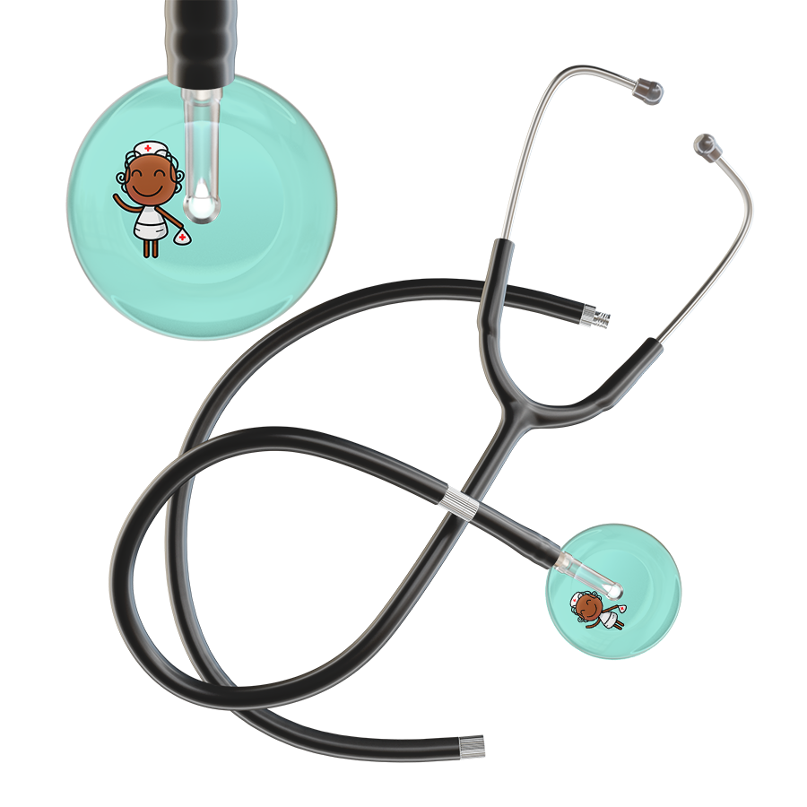 Cartoon Nurse F4 Skin Stethoscope