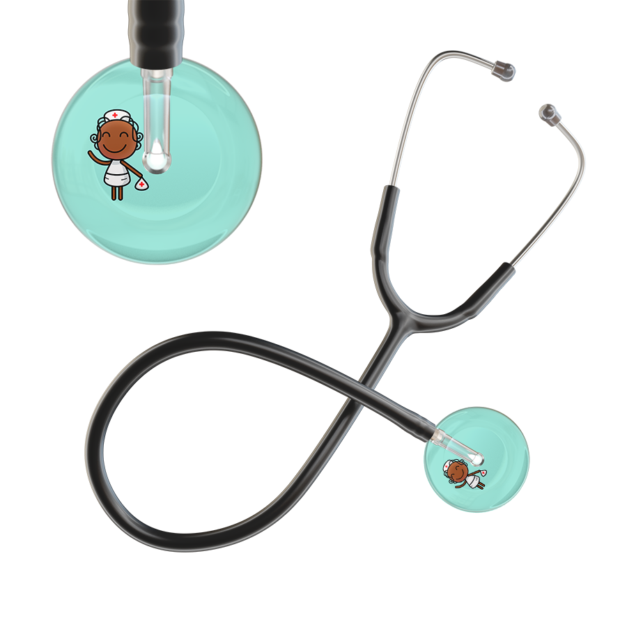 Cartoon Nurse F4 Skin Stethoscope