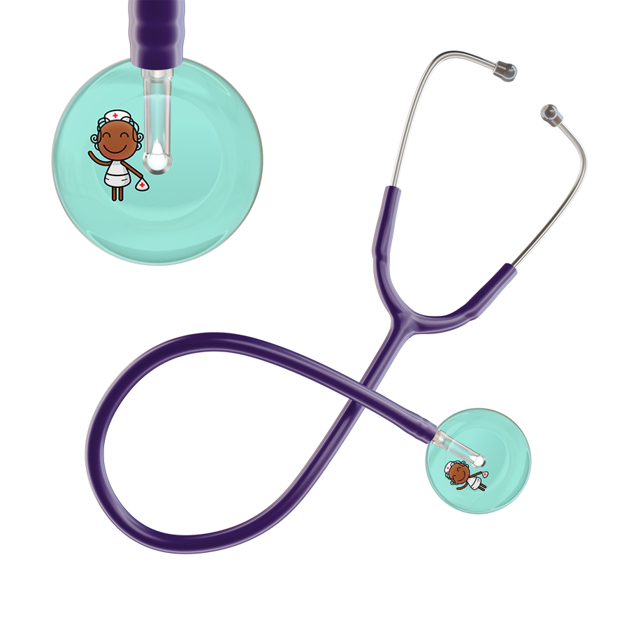 Cartoon Nurse F4 Skin Stethoscope
