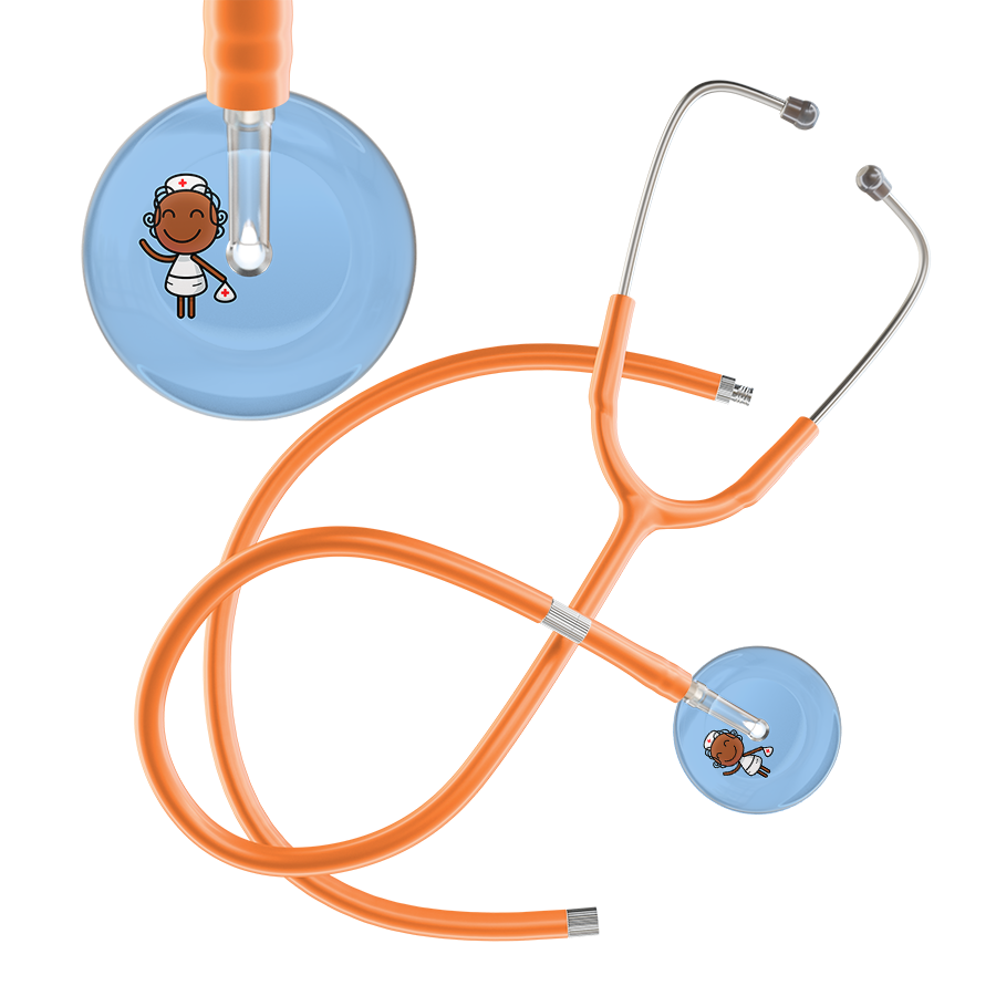 Cartoon Nurse F4 Skin Stethoscope