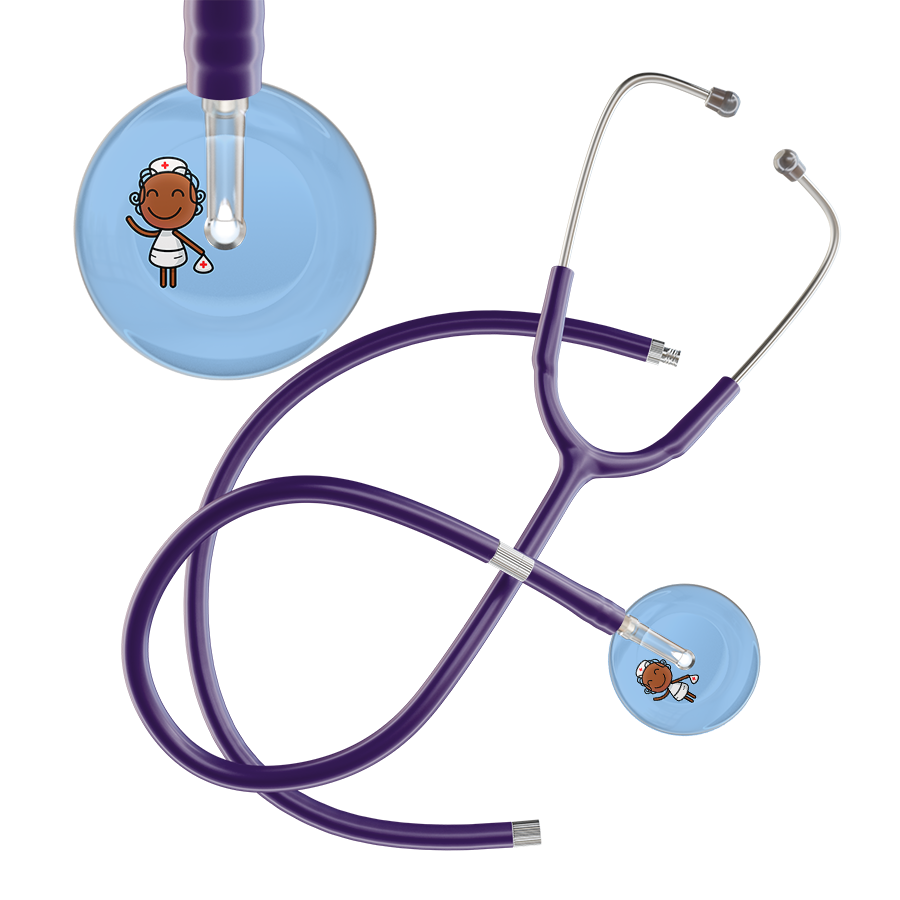 Cartoon Nurse F4 Skin Stethoscope