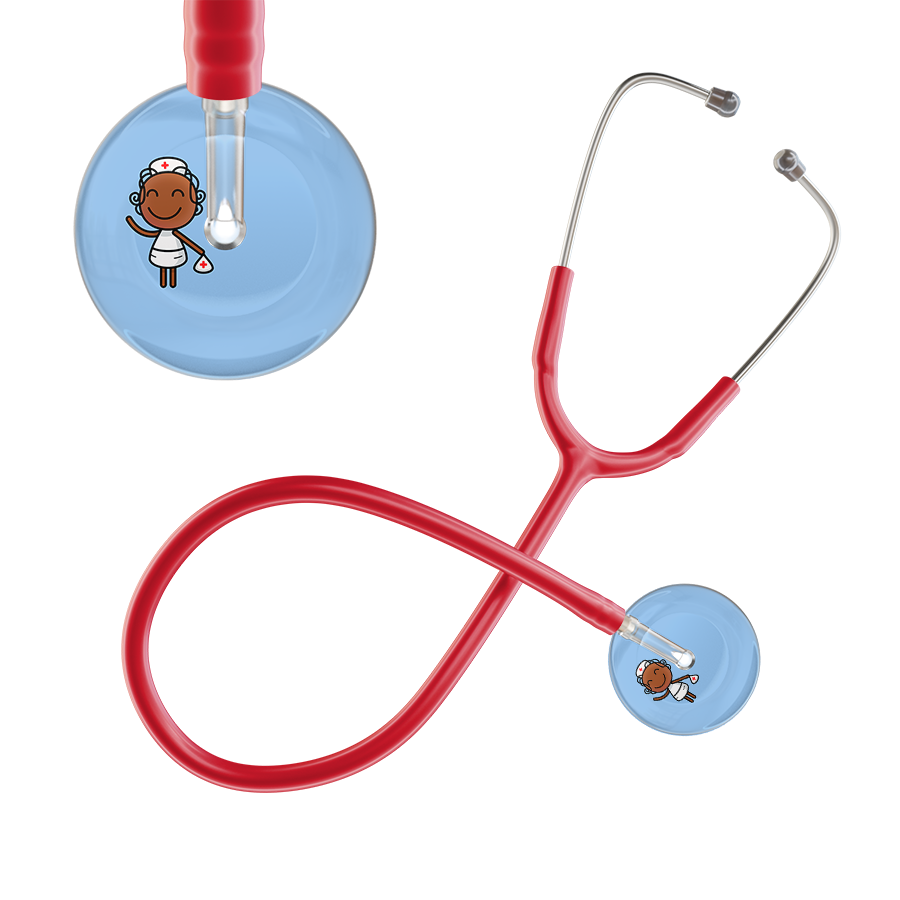 Cartoon Nurse F4 Skin Stethoscope